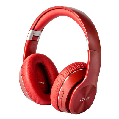 EDIFIER W820BT Bluetooth Headphones CSR Technology Foldable Wireless Earphone Dual Batteries 80 Hours Playback red