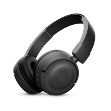T450BT Wireless Bluetooth Headphones Flat-foldable on-Ear Headset with Mic Noise Canceling Earphone Call & Music Controls black