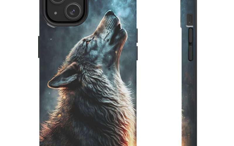 Howling Wolf "Tough" Phone Cases - iPhone X